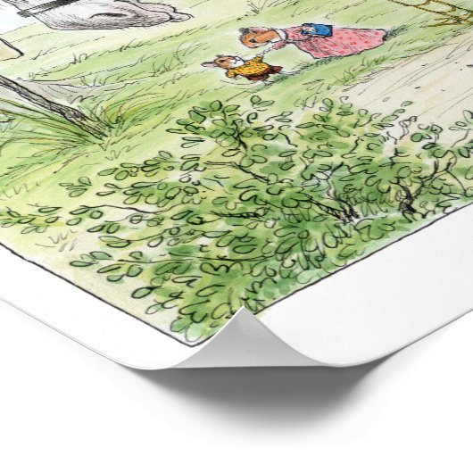 新学期プリント ポスター (角)