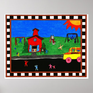 新学期プリント ポスター