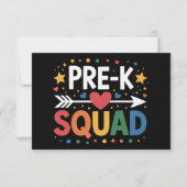 新学期プレクプレスクールの初日 サンキューカード (正面)