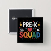 新学期プレクプレスクールの初日 缶バッジ (正面&裏面)