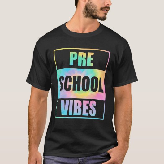 新学期プレショールビベス絞り染め初日T Tシャツ (正面)