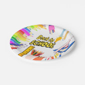 新学期プレート 子供へ ペーパープレート (アングル)