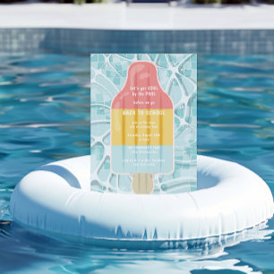 新学期プールパーティー 招待状