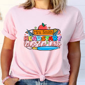 新学期ヘッドスタートパーソナライズされた先生 Tシャツ