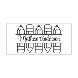 新学期ペンシルテーマ ラバースタンプ