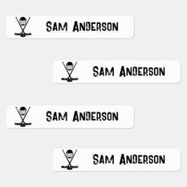 新学期ボーイズアイスホッケーキッズ名 ラベル