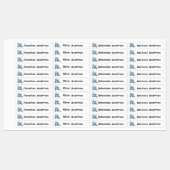 新学期ボーイズ氷スケートで滑る、ホッケーキッズ名 ラベル (シート)