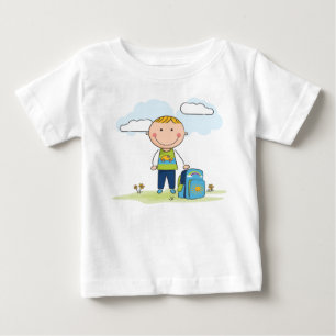 新学期ボーイ ベビーTシャツ