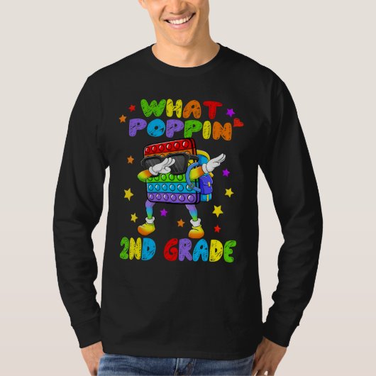 新学期ポップ・アートのIt Fidget Toys What Poppin 2nd Tシャツ (正面)
