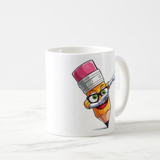 新学期マグコーヒおもしろいーマグギフト コーヒーマグカップ (正面右)