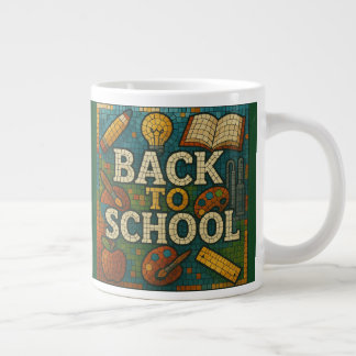 新学期モザイクスタイル ジャンボコーヒーマグカップ