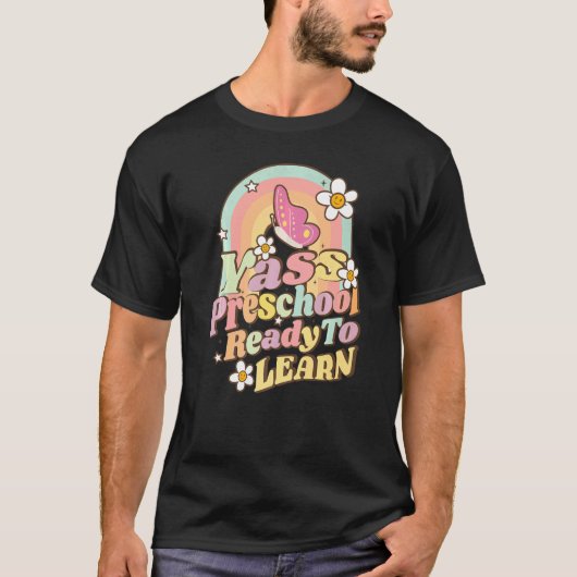 新学期ヤスプレショールビベス先生キッズF Tシャツ (正面)