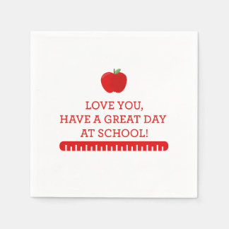 新学期ランチボックスナプキン スタンダードカクテルナプキン