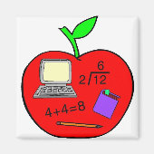 新学期リンゴ マグネット (正面)