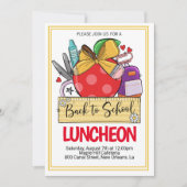 新学期ルンチョン招待状 招待状 (正面)