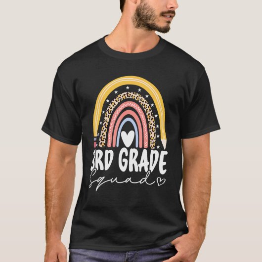 新学期レインボーT三等分隊 Tシャツ (正面)