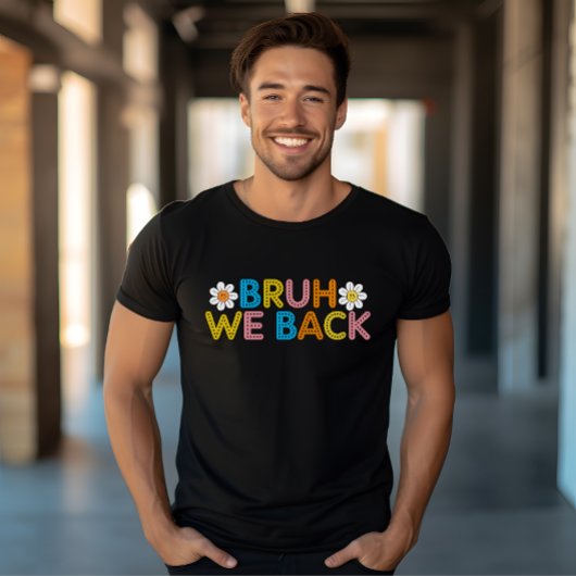 新学期レトロなグルービーギフト先生デイジー Tシャツ