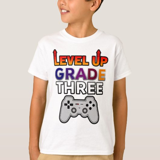 新学期レベルアップグレード3 Tシャツ (正面)