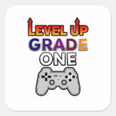 新学期レベルアップ等級1 スクエアシール (正面)