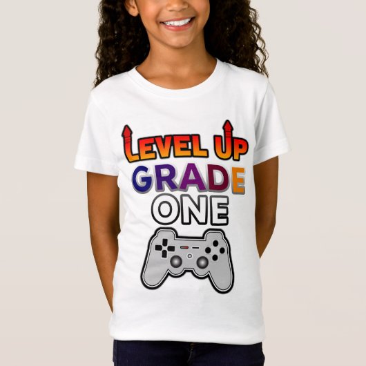 新学期レベルアップ等級1 Tシャツ (正面)