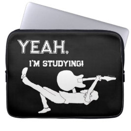 新学期ロッカー「うん、勉強してる」 ラップトップスリーブ