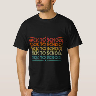 新学期ヴィンテージサンセットデザイン Tシャツ
