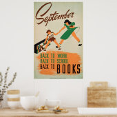 新学期ヴィンテージポスター ポスター (キッチン)