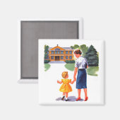 新学期ヴィンテージ磁石 マグネット (正面/裏面)