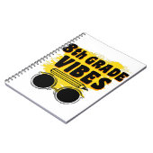 新学期中学2年生スタイルTシャツ初日子供 ノートブック (左側)