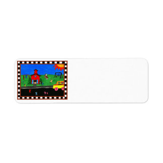 新学期住所 シール