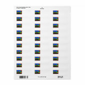 新学期住所 シール (フルシート)