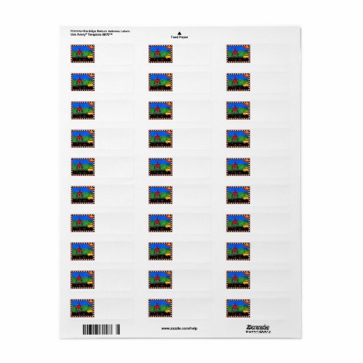 新学期住所 シール (フルシート)