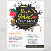 新学期供給駆動の資金調達フライヤー (正面)