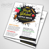 新学期供給駆動の資金調達フライヤー