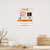 新学期供給駆動資金調達装置フライヤー ポスター (キッチン)