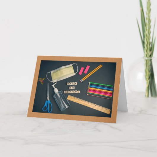 新学期供給Coronavirus Pandem中 カード (正面)