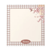 新学期先生の教室の用品 ノートパッド (正面)