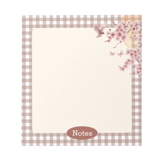 新学期先生の教室の用品 ノートパッド (正面)