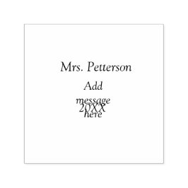 新学期先生の評価の追加の年次クラス セルフインキングスタンプ