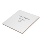 新学期先生の評価の追加の年次クラス タイル (側面)