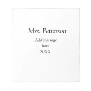 新学期先生の評価の追加の年次クラス ノートパッド