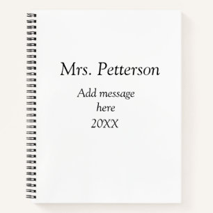 新学期先生の評価の追加の年次クラス ノートブック