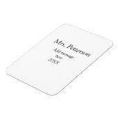 新学期先生の評価の追加の年次クラス マグネット (左側)