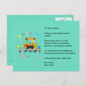 新学期先生アイスブレーカーはがき ポストカード (正面/裏面)