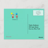 新学期先生アイスブレーカーはがき ポストカード (裏面)