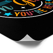 新学期先生ウェルカムバック私は良いYou'r ポスター (角)