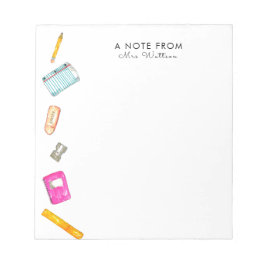 新学期先生ギフトメモ帳 ノートパッド