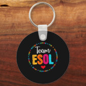 新学期先生クルー学生 – Team ESOL キーホルダー (正面)