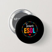 新学期先生クルー学生 – Team ESOL 缶バッジ (正面&裏面)