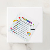 新学期先生サバイバルキットスクエア フェイバータグ (インサイチュ)